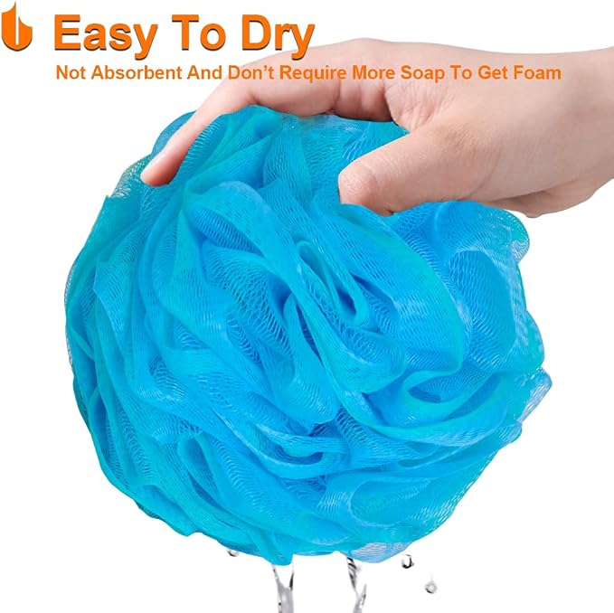 Urbanstrive Shower Bath Sponge XL 75g Soft Shower Loofahs Balls - Image 5
