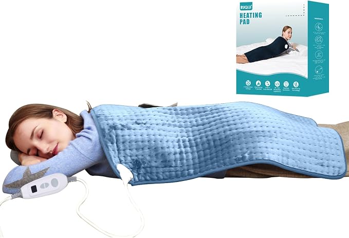 Ruqiji 17''x33'' XXXL King Size Flannel Electric Heating Patches by RUQIJI