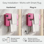 Electric Towel Warmer, Heated Towel Rack - Image 5