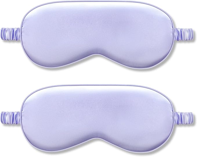 2Pack Silk Sleep Mask, IEKEODI Eye Mask by IEKEODI