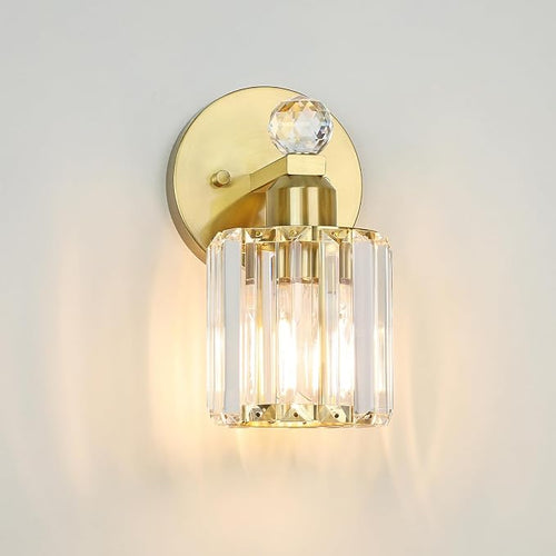 1-Light Gold Bathroom Light Fixtures, Modern Bathroom Vanity Lights Fixture by KunruiTAI