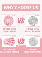 Years calm Shower Caps for Women Reusable Waterproof, Double Layer Waterproof - Image 4