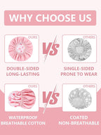 Years calm Shower Caps for Women Reusable Waterproof, Double Layer Waterproof - Image 4