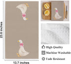2PCS Cute Goose Gifts Kitchen Towels, Goose Decorative Waffle Weave Dish Tea - Image 2