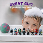 EvolutionUSA 6 Purple Epic Superhero Bath Bombs - Image 5