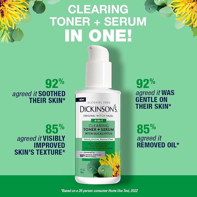 Dickinson's Original Witch Hazel Clearing Toner + Serum - Image 4