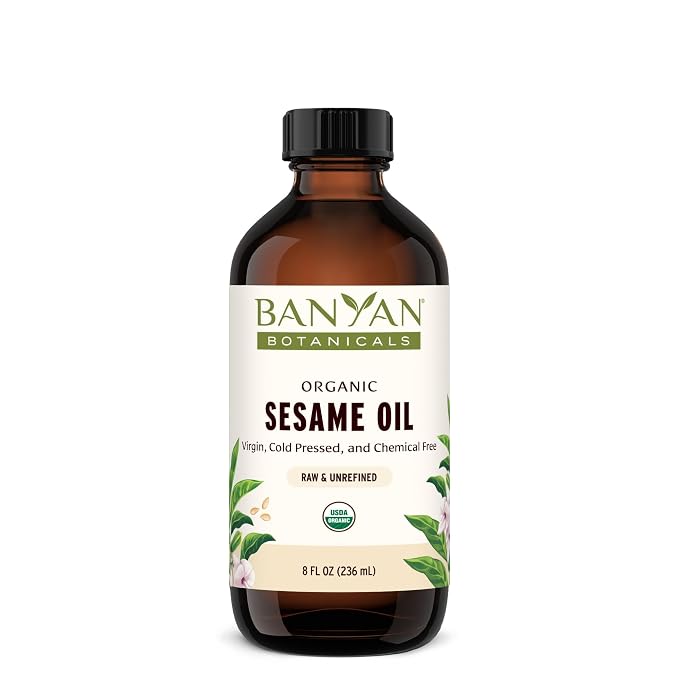 Banyan Botanicals Sesame Oil – Organic & Unrefined Sesame Oil by BanyanBotanicals