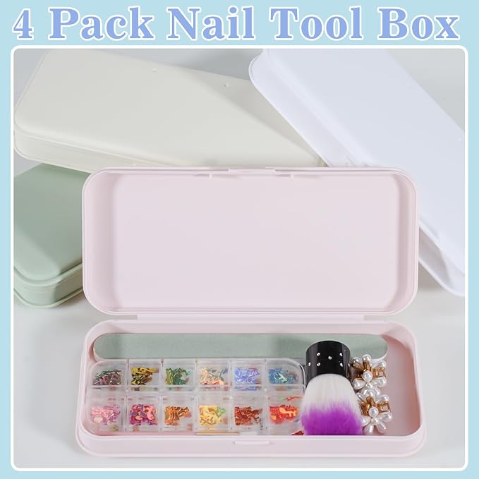 4 Pieces Plastic Storage Personal Box - Image 6