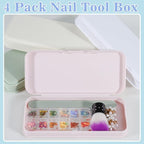 4 Pieces Plastic Storage Personal Box - Image 6