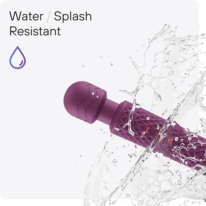 bed geek Handheld Cordless Personal Wand Massager – Waterproof, USB Rechargeable - Image 6