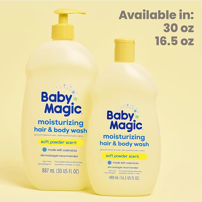 Baby Magic Moisturizing Hair & Body Wash, 16.5 Fl Oz - Image 10
