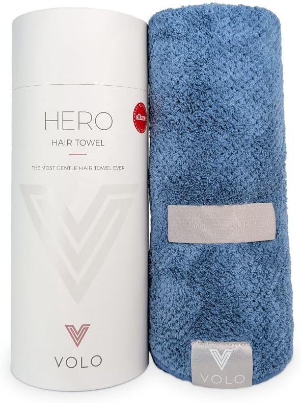 VOLO Hero Hair Towel – Ultra Soft Nanoweave™ Microfiber, Super Absorbent Quick by VOLO