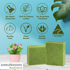 Simple Scents Australia Eucalyptus Scented Natural Soap Bars, 3.5oz - Image 3