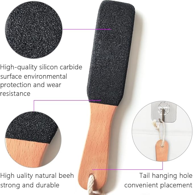 TOPMEET Foot File/Rasp, Exfoliator Pedicure Tool Foot Callus Remover Scrubber - Image 4