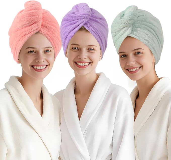 Microfiber Hair Drying Towel Wrap by Unknown