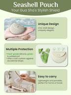Rena Chris Gua Sha Facial Tools, Jade Guasha Tool - Image 3