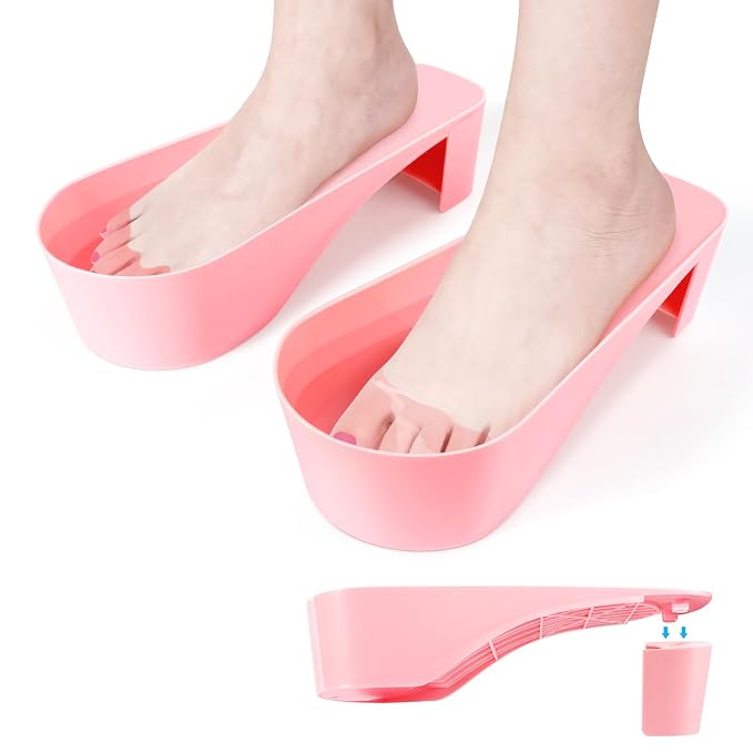 Yokilly Toe Nail Soaking Bowl, Shoe Design Foot Bath Soak Tub Bowl, Acetone by Yokilly