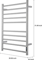 Heated Towel Racks for Bathroom, Wall Mounted Electric Towel Warmer Racks - Image 4