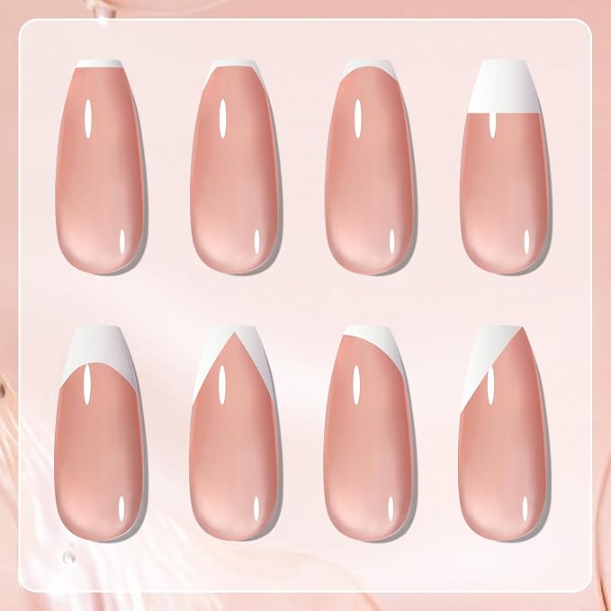 Born Pretty French Manicure Kit, Nail Stamper and 2Pcs Gel Nail Polish - Image 3