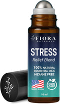 Stress Relief Essential Oil Roll On – Calming Essential Oils Blend by FioraNaturals