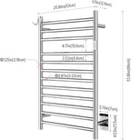 Wall Mounted Towel Warmer 12 Bars - Image 6