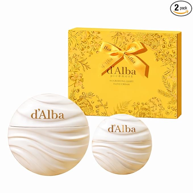 d'alba Piedmont Nourishing Objet Hand Cream Gift Set, Standard & Travel Size by dalbaPiedmont