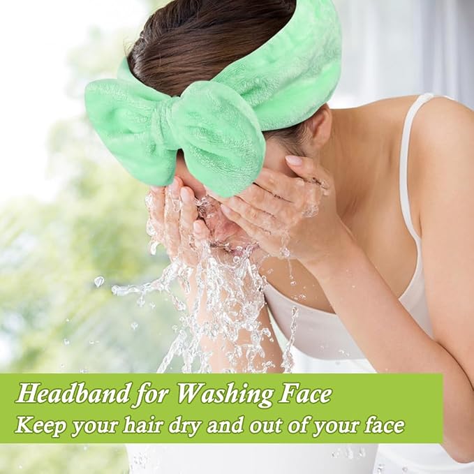 Shintop Makeup Headband, Soft Face Wash Headband - Image 4