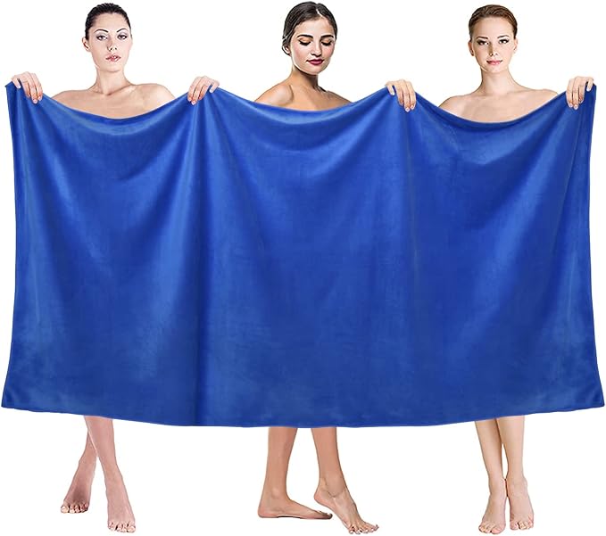 JML Extra Large Microfiber Bath Sheet Towels, 2 Pack 35" x 70", Super Absorbent - Image 3