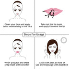 Adofect 30 Pieces Peach Moisturizing Collagen Lip Masks Crystal Lip Care Gel - Image 6