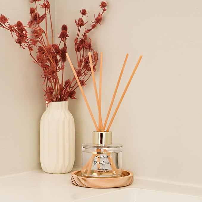 100ml Scent Diffuser with 6 Fiber Sticks, 3.5 oz Reed Diffuser Set Aromatherapy - Image 3