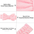 Casoty 10 Pcs Pink Makeup Headbands, Hair Band - Image 5