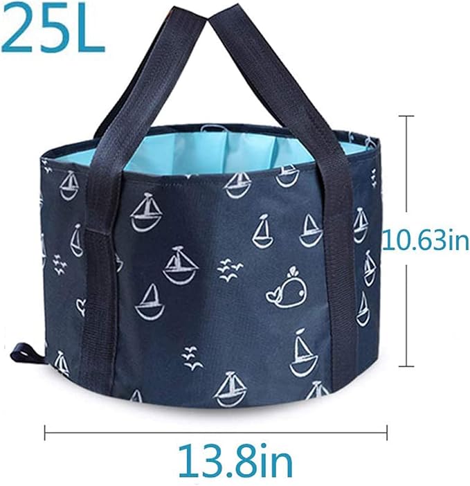 Collapsible Bucket for Soaking Feet, Portable Travel Foot Bath Tub, Foot - Image 2