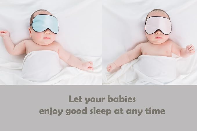 Mulberry Silk Sleep Mask with Adjustable Strap - Image 4