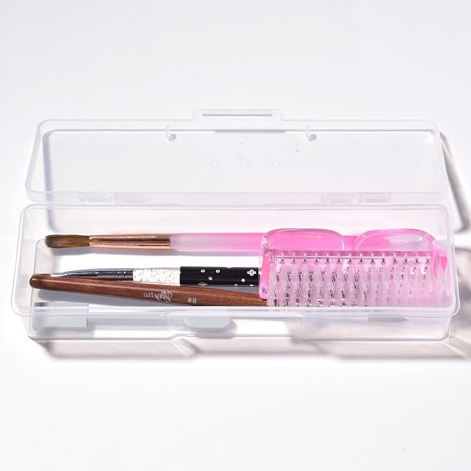 4Pcs Transparent Storage Boxes For Nail Tool Professional Pedicure Manicure - Image 2
