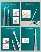 MR.GREEN 12-in-1 Manicure & Pedicure Set – Professional German Stainless Steel - Image 6