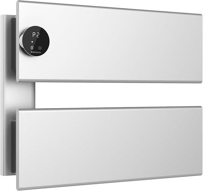 K&KALONZO Electric Towel Warmer, 18.35" W x 14.6" H Wall-Mounted Towel Heater by KKALONZO