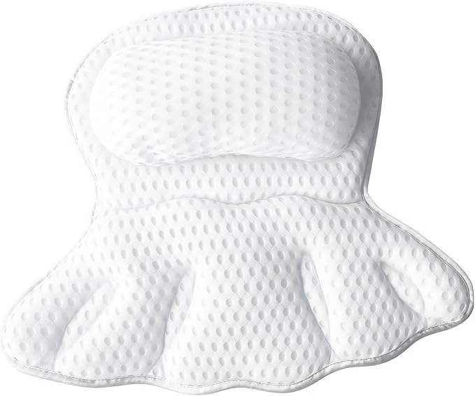 Luxury Bathtub Pillow, 4D Air Mesh Soft Bath Pillow by Unknown