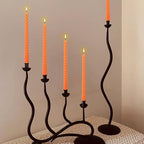 WPONSZU 12 Pack 10 Inch Spiral Taper Candle Set, Unscented Dripless Candlesticks - Image 5