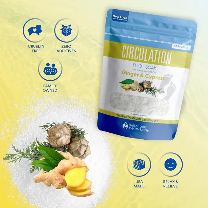Circulation Foot Soak 32 Ounces Epsom Salt - Image 3