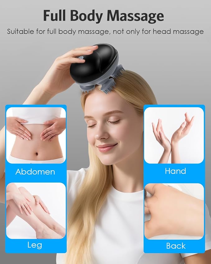AMIR Electric Scalp Massager, Portable Head Scratcher - Image 5