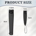 Bememo 24 Pcs Stainless Nail Clippers Set 2 Sizes Fingernail and Toenail - Image 2