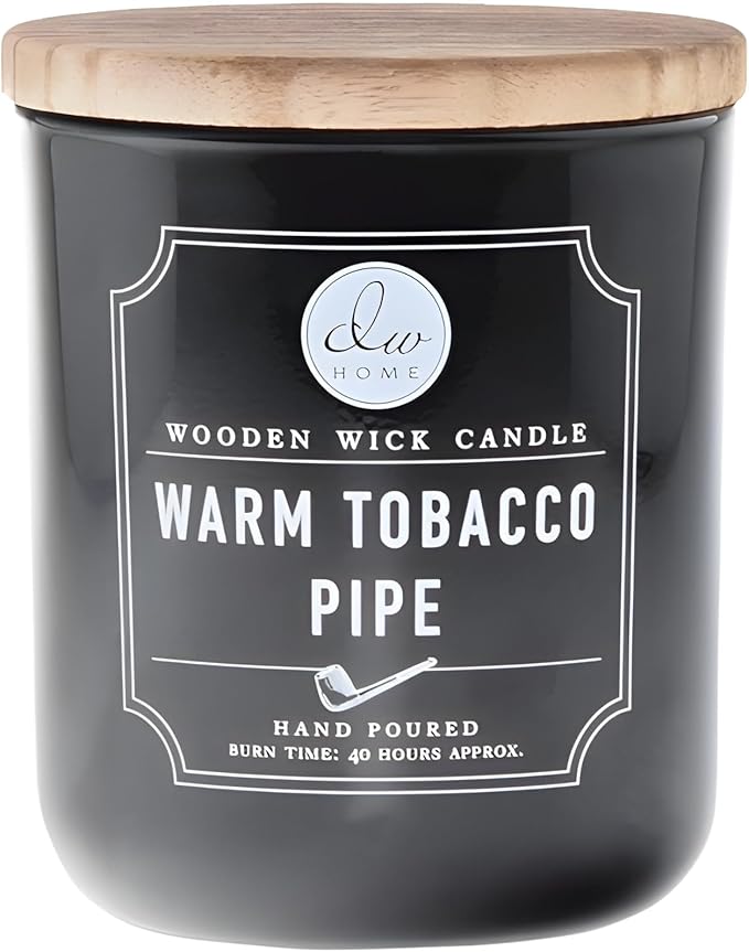 DW Home Warm Tobacco Pipe Scented Candle by DWHome
