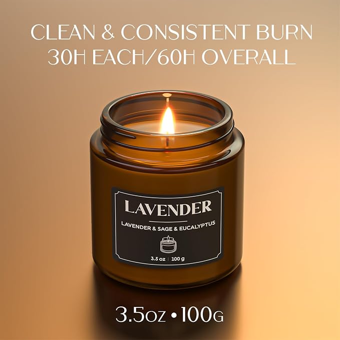 NORVENCE Scented Candles Gift Set, Stress Relief Candles - Image 4