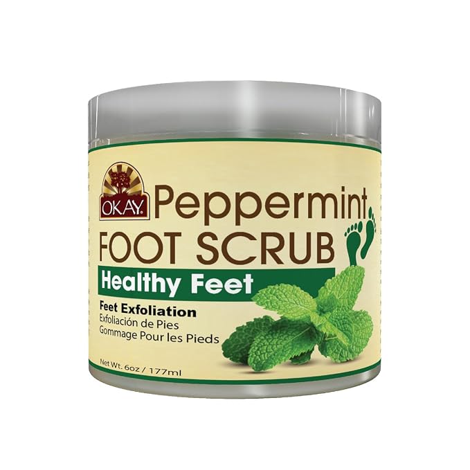OKAY Peppermint Foot Scrub by OKAYPureNaturals
