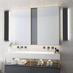 Aipsun 32.6 inch Modern Black Vanity Light Fixtures LED Black Bathroom Wall - Image 4