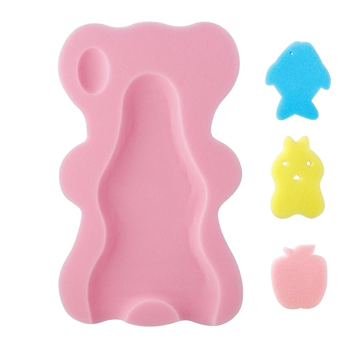 PandaEar Baby Bath Sponge Infant Soft Sponge Mat, Baby Bath Mat Newborn Odor by PandaEar