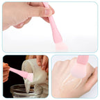 Ouligay 2PCS Silicone Face Mask Brush Applicator Soft Face Mask Applicator Face - Image 7