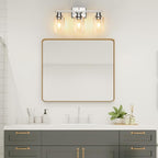 Unicozin 3 Light Bathroom Light Fixtures, Modern Vanity Lights Over Mirror - Image 7