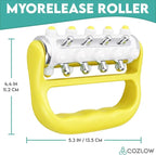 COZLOW - MyoRelease Lymphatic Drainage Massager - Yellow - Handheld Fascia - Image 6