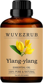 Ylang-Ylang Essential Oils, 240ML Pure and Natural Essential Oil by WUVEZRUB